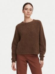 Marella Sweter Giunco 2623366322 Brązowy Loose Fit. Brązowe swetry nierozpinane damskie Marella, m, bez wzorów, z syntetyku, bez kołnierzyka, bez ramiączek. Za 939.99 zł.