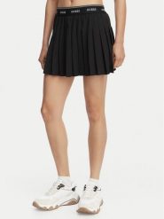 Guess Spódnica plisowana V6GD11 W1802 Czarny Regular Fit. Czarne spódnice damskie Guess, xl, z aplikacjami, z syntetyku, plisowane. Za 294.99 zł.