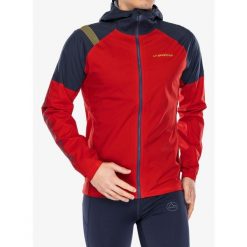 Kurtka do biegania męska La Sportiva Pocketshell Jacket. Czerwone kurtki męskie La Sportiva, m, bez wzorów, bez kaptura, do biegania. Za 682.49 zł.