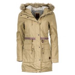 Rip Curl płaszcz damski Montauk Parka S beżowy. Brązowe parki damskie Rip Curl, s, bez wzorów, z kapturem. W wyprzedaży za 578.00 zł.
