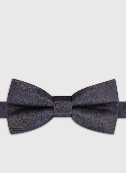 PAKO LORENTE – Żakardowa mucha męska. Brązowe krawaty i muchy Pako Lorente, bez wzorów, z poliesteru, eleganckie. Za 99.99 zł.