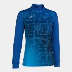 Bluza do biegania damska Joma Elite VIII. Niebieskie bluzy damskie Joma, xl, bez wzorów, bez ramiączek, bez kaptura. Za 120.40 zł.