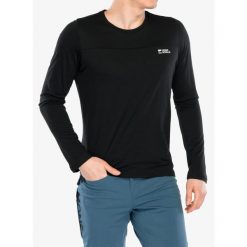 Bluza rowerowa męska Mons Royale Diversion Merino Bike Jersey Long Sleeve. Czarne bluzy męskie Mons Royale, m, bez wzorów, z jersey, bez ramiączek, bez kaptura. Za 424.99 zł.