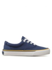 Polo Ralph Lauren Tenisówki Keatn 804888513002 Niebieski. Niebieskie trampki i tenisówki damskie Polo Ralph Lauren, bez wzorów, z materiału, bez zapięcia. Za 289.99 zł.