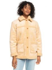 Kurtka zimowa damska Roxy Sherpa Aviator kożuch. Brązowe kurtki sportowe damskie Roxy, na zimę, l, bez wzorów, z materiału, bez ramiączek, bez kaptura, narciarskie. Za 539.00 zł.