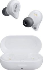 Słuchawki Boya BY-AP1-White. Białe słuchawki bezprzewodowe Boya. Za 177.23 zł.