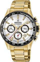 Zegarek Festina Zegarek męski Festina F20634-1 złoty. Żółte zegarki męskie Festina, bez wzorów, złote. Za 934.00 zł.