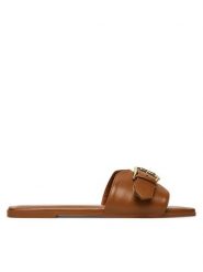 JENNY Klapki RS24SS03-160 Brązowy. Brązowe klapki damskie Jenny, bez wzorów, z materiału, bez obcasa, bez zapięcia. Za 79.99 zł.