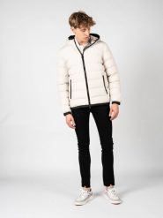 Geox Kurtka "Spherica" | M2629CT2961 | Mężczyzna | Ecru. Kurtki męskie Geox, m, bez wzorów, z poliesteru, bez kaptura. W wyprzedaży za 399.00 zł.