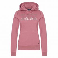 Damska bluza jeździecka HV Polo Ariel. Czerwone bluzy damskie HV POLO, l, z aplikacjami, eleganckie, bez ramiączek, z kapturem. Za 449.00 zł.