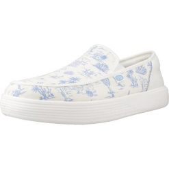 Buty HEY DUDE SUNAPEE Biały. Białe buty zimowe męskie PRO BRANDS, bez wzorów, z tkaniny, bez obcasa, bez zapięcia. Za 184.99 zł.