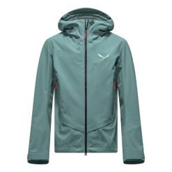 Kurtka turystyczna z kapturem Salewa Ortles GTX 3L Epe. Żółte kurtki męskie Salewa, na zimę, l, bez wzorów, z gore-texu, z kapturem. Za 1,866.55 zł.