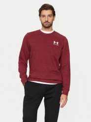 Under Armour Bluza Ua Rival Terry 1370404 Bordowy Relaxed Fit. Czerwone bluzy męskie Under Armour, m, bez wzorów, z bawełny, bez ramiączek, bez kaptura. Za 109.99 zł.