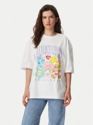 Adidas T-Shirt Care Bears KR1480 Biały Oversize. Białe t-shirty damskie Adidas, xl, bez wzorów, z bawełny, bez kołnierzyka, bez ramiączek. Za 219.99 zł.