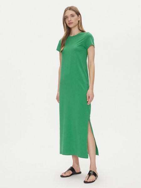 JDY Sukienka codzienna Ava 15321069 Zielony Regular Fit. Zielone sukienki damskie JDY, na co dzień, xs, bez wzorów, z bawełny, bez kołnierzyka, bez ramiączek, proste. Za 69.99 zł.