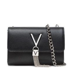 Torebka Valentino. Czarne torebki do ręki damskie Valentino, bez wzorów, bez dodatków. Za 229.99 zł.