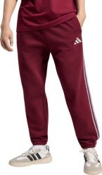 Adidas Spodnie męskie adidas Essentials 3-Stripes Fleece Tapered Cuffed bordowe KY4134 M. Czerwone spodnie sportowe męskie Adidas, m, bez wzorów. Za 236.51 zł.