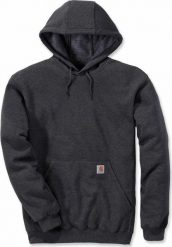 Carhartt Bluza Carhartt Midweight Hooded Sweatshirt Carbon. Bluzy męskie Carhartt, m, bez wzorów, bez kaptura. Za 241.31 zł.