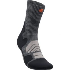 Skarpetki średniej wysokości z wełny merino Bauerfeind Outdoor Merino. Szare skarpety męskie BAUERFEIND, bez wzorów, ze skóry. Za 150.00 zł.