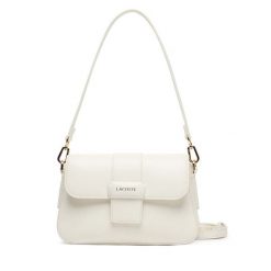 Torebka Lacoste. Szare listonoszki damskie Lacoste, bez wzorów, bez dodatków. Za 560.99 zł.