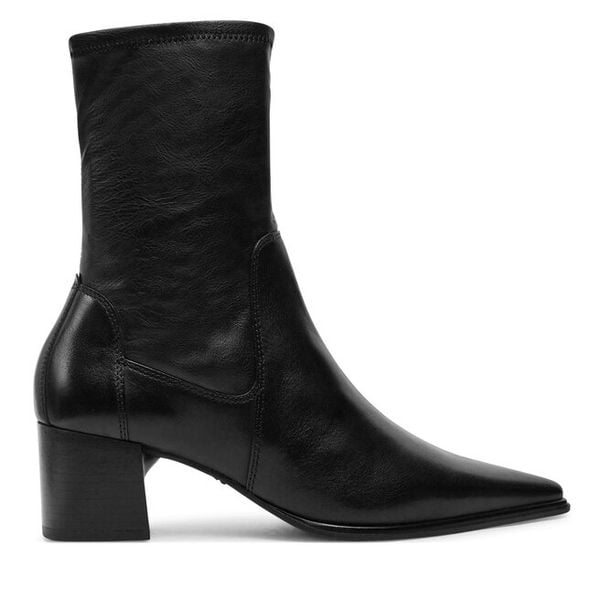 Botki Vagabond Shoemakers. Czarne botki damskie Vagabond Shoemakers, bez wzorów, bez obcasa, na słupku, bez zapięcia. Za 739.99 zł.