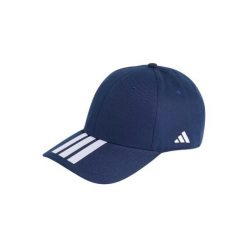 Czapka z daszkiem adidas Tiro. Niebieskie czapki damskie Adidas, bez wzorów, z bawełny, sportowe. Za 65.99 zł.