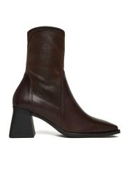 Vagabond Shoemakers Botki Hedda 5602-302-35 Brązowy. Brązowe botki damskie Vagabond Shoemakers, bez wzorów, ze skóry, bez obcasa, na słupku, bez zapięcia. Za 719.99 zł.
