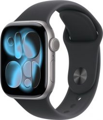 Smartwatch Apple Watch 11 42 mm GPS + Cellular S/M ciemny kolor - Viedpulkstenis Series 11 GPS+Cell MF8A4ET/A (195950469059). Zegarki smartwatch Apple, bez wzorów. Za 2,607.07 zł.