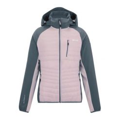 Damska kurtka turystyczna Regatta Pro Hybrid II. Szare kurtki sportowe damskie Regatta, bez wzorów, z puchu, bez ramiączek, bez kaptura, trekkingowe. W wyprzedaży za 362.30 zł.