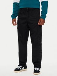 Adidas Spodnie dresowe CS Chino IY2074 Czarny Regular Fit. Czarne eleganckie spodnie męskie Adidas, bez wzorów, z bawełny. Za 229.99 zł.