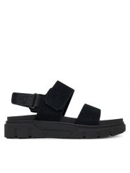 Timberland Sandały Greyfield 2 TB0A61N4EK41 Czarny. Czarne sandały damskie Timberland, bez wzorów, ze skóry, bez obcasa, na płaskiej podeszwie, bez zapięcia. Za 259.99 zł.