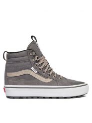 Vans Tenisówki MTE Sk8-Hi Waterproof Insulated VN000DAQ1MG1 Szary. Szare trampki i tenisówki damskie Vans, bez wzorów, z materiału, bez zapięcia. Za 529.99 zł.