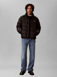 Calvin Klein Jeans kurtka puchowa Mężczyźni Sztuczne włókno czarny, XXL. Czarne kurtki męskie Calvin Klein Jeans, m, bez wzorów, z jeansu, eleganckie, bez kaptura. Za 999.95 zł.
