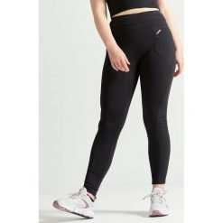 Legginsy fitness damskie Domyos. Niebieskie legginsy damskie DOMYOS, bez wzorów, z elastanu. W wyprzedaży za 79.99 zł.