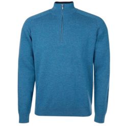 Sweter z zamkiem błyskawicznym Galvin Green Chester. Szare swetry męskie GALVIN GREEN, l, bez wzorów, z wełny, eleganckie, bez kołnierzyka, bez ramiączek. Za 428.50 zł.