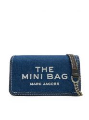 Marc Jacobs Torebka Denim Chain Mini 2F4SMN010S03 Granatowy. Niebieskie torebki do ręki damskie Marc Jacobs, bez wzorów, z denimu, bez dodatków. Za 769.99 zł.