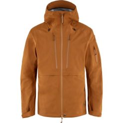 Kurtka męska Fjallraven Keb Eco-Shell Jacket. Brązowe kurtki męskie Fjällräven, m, bez wzorów, z materiału, biznesowe, bez kaptura. Za 1,946.75 zł.