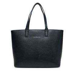 Torebka Tommy Hilfiger. Niebieskie shopperki damskie Tommy Hilfiger, bez wzorów, bez dodatków. Za 489.99 zł.