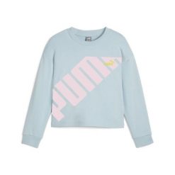 Puma Bluza Tr 67936122. Niebieskie bluzy damskie Puma, m, bez wzorów, z bawełny, eleganckie, bez ramiączek, bez kaptura. Za 121.99 zł.