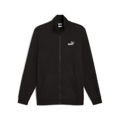 Bluza sportowa męska Puma Ess No.1 Logo Tr. Czarne bluzy sportowe męskie Puma, m, bez wzorów, bez kaptura, do biegania. W wyprzedaży za 109.00 zł.
