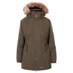 Kurtka Parka Damska Z Długimi Rękawami. Zielone parki damskie Trespass, xl, bez wzorów, bez kaptura. Za 314.99 zł.