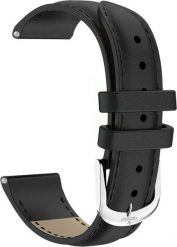 Pasek do Smartwatch Giewont GW300 skórzany CZARNY GWP18B. Czarne zegarki smartwatch NoName, bez wzorów. Za 28.00 zł.