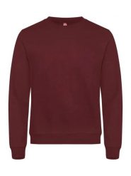 Clique Basic Roundneck uniseks bluza z stabilnego materiału – burgundy. Czerwone bluzy damskie CLIQUE, l, bez wzorów, z bawełny, bez ramiączek, bez kaptura. Za 156.07 zł.