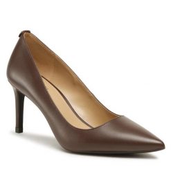 Szpilki MICHAEL Michael Kors. Brązowe szpilki damskie MICHAEL Michael Kors, bez wzorów, bez obcasa, na szpilce, bez zapięcia. Za 579.99 zł.