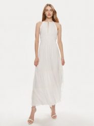 Dixie Sukienka letnia A207J021A Biały Regular Fit. Białe sukienki damskie Dixie, na lato, s, bez wzorów, z wiskozy, bez kołnierzyka, bez ramiączek. Za 579.99 zł.
