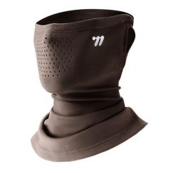 Czapka termiczna do kolarstwa z mocowaniem na uszy. Brązowe czapki damskie WEST BIKING, na zimę, bez wzorów, z materiału, sportowe. Za 44.76 zł.