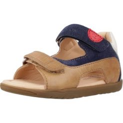Sandały GEOX B S.MACCHIA B. A Brązowy. Brązowe sandały męskie Geox, bez wzorów, ze skóry, sportowe, bez zapięcia. Za 137.99 zł.