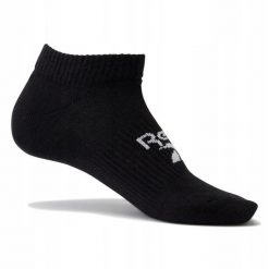 Skarpety męskie sportowe Reebok ACTFO U INSIDE SOCK. Czarne skarpety męskie Reebok, bez wzorów. W wyprzedaży za 25.00 zł.