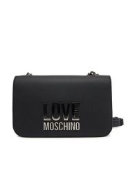 LOVE MOSCHINO Torebka JC4254PP0MKD000B Czarny. Czarne torebki do ręki damskie Love Moschino, bez wzorów, ze skóry, bez dodatków. Za 509.99 zł.