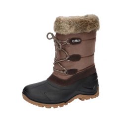 Buty zimowe damskie, Nietos Low. Brązowe obuwie trekkingowe damskie CMP, z materiału, bez zapięcia. Za 299.99 zł.
